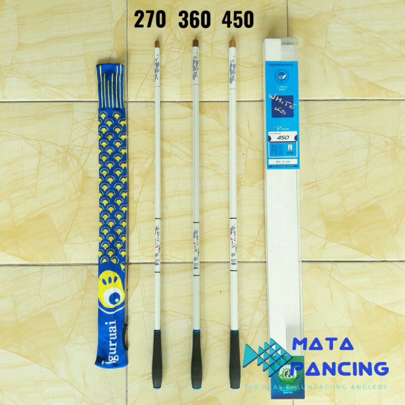 Joran tegek iguruai white koi 270 360 450 action hard carbon