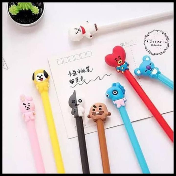 

Produk Terbaik Pulpen Pena Gel Unik Karakter Bts Bt21 Chimmy Tata Koya Cooky Mang Dll