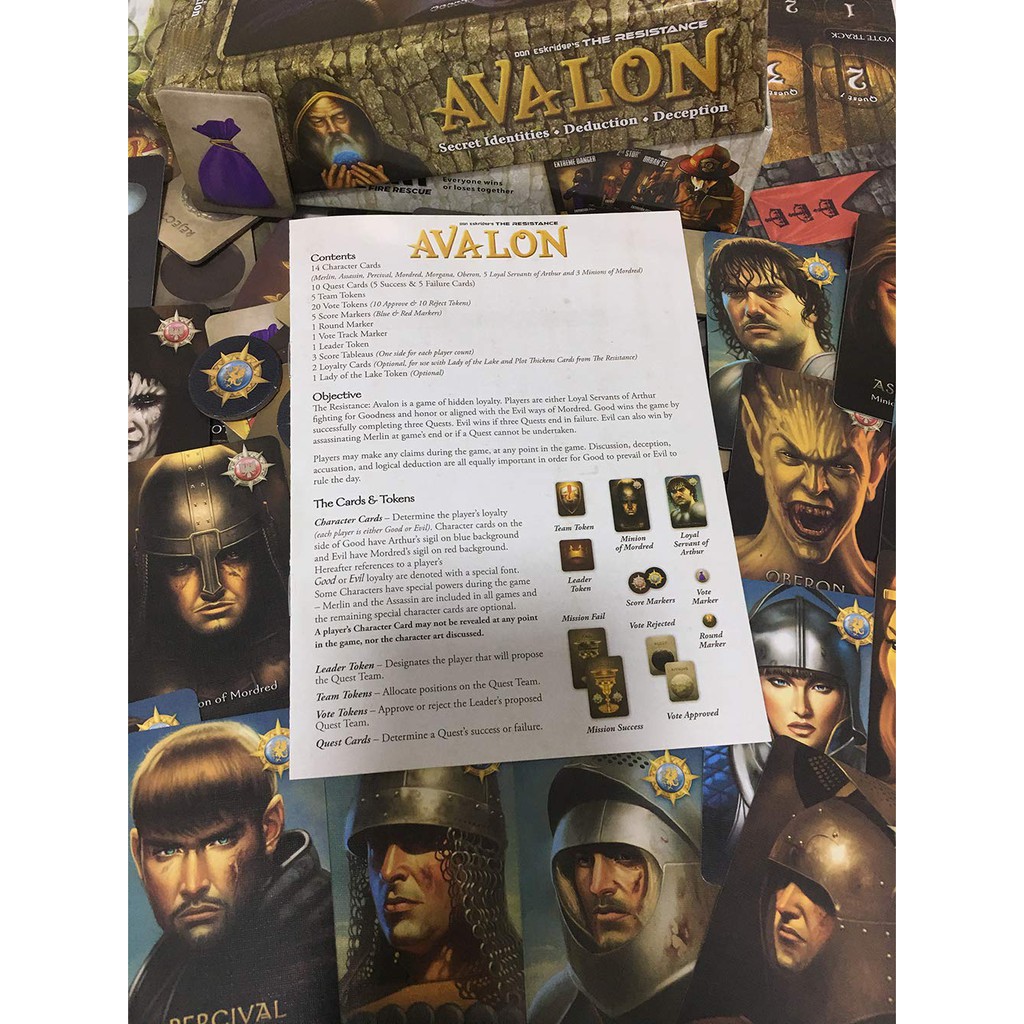 Mainan Board Game Avalon Tahan Lama