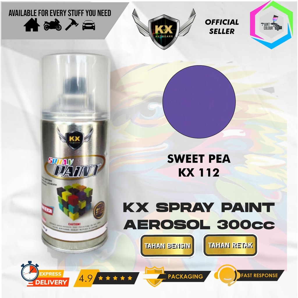 Cat Semprot Aerosol / Pylox KX Autocare Paint - KX 112 SWEET PEA