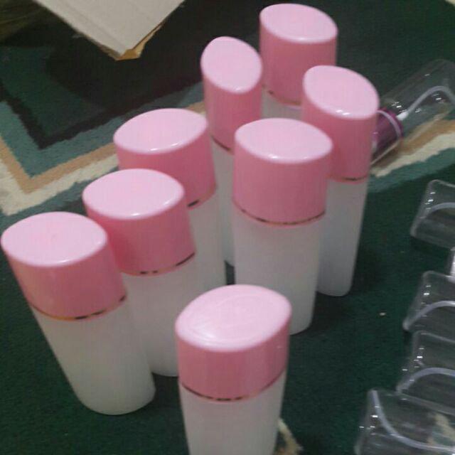 Botol Putri 100 Ml Natural Tutup Pink