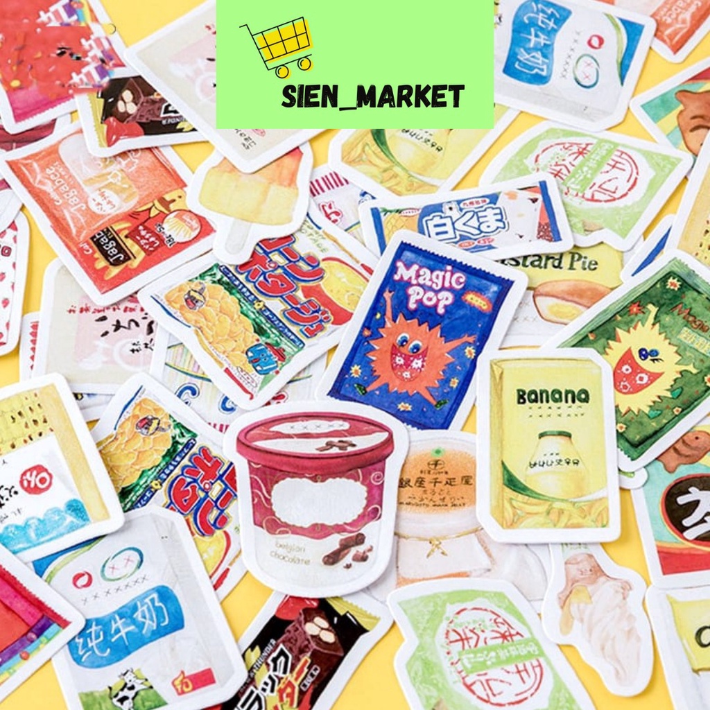 

Aesthetic Stiker Sticker Snack Korea Satuan / Eceran Stiker Kertas Lucu Sticker Jurnal