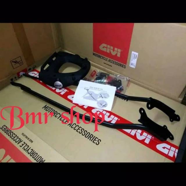 Breket dudukan box givi SRV aerox 155 original givi