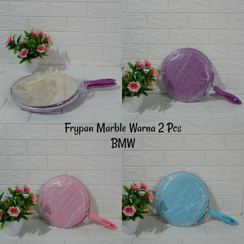 Frypan Marble Warna 2 Pcs BMW