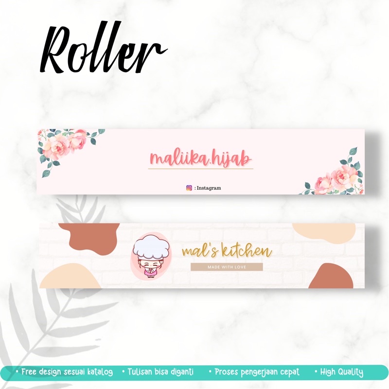 

Roller hijab • Sabuk hijab • Paper belt • Packaging sleeve