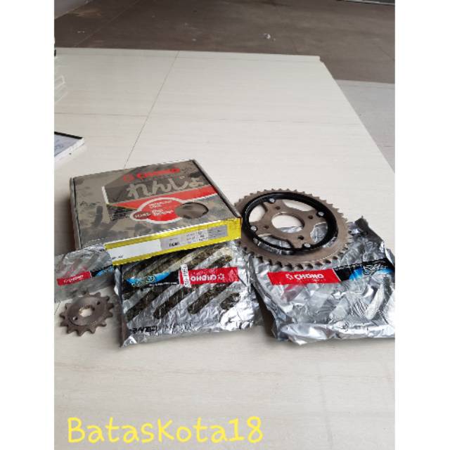 Gear Paket Gir Set Bahan Baja Tiger Old Lama-Revo-New Orisinil Choho