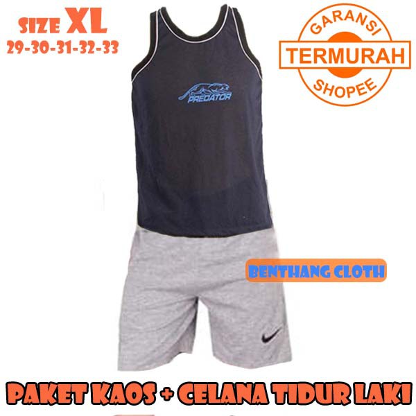 PAKET Kaos Dalam &amp; Celana Pendek BOIM