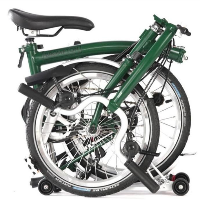 BROMPTON M6R RACING GREEN Original - sepeda lipat