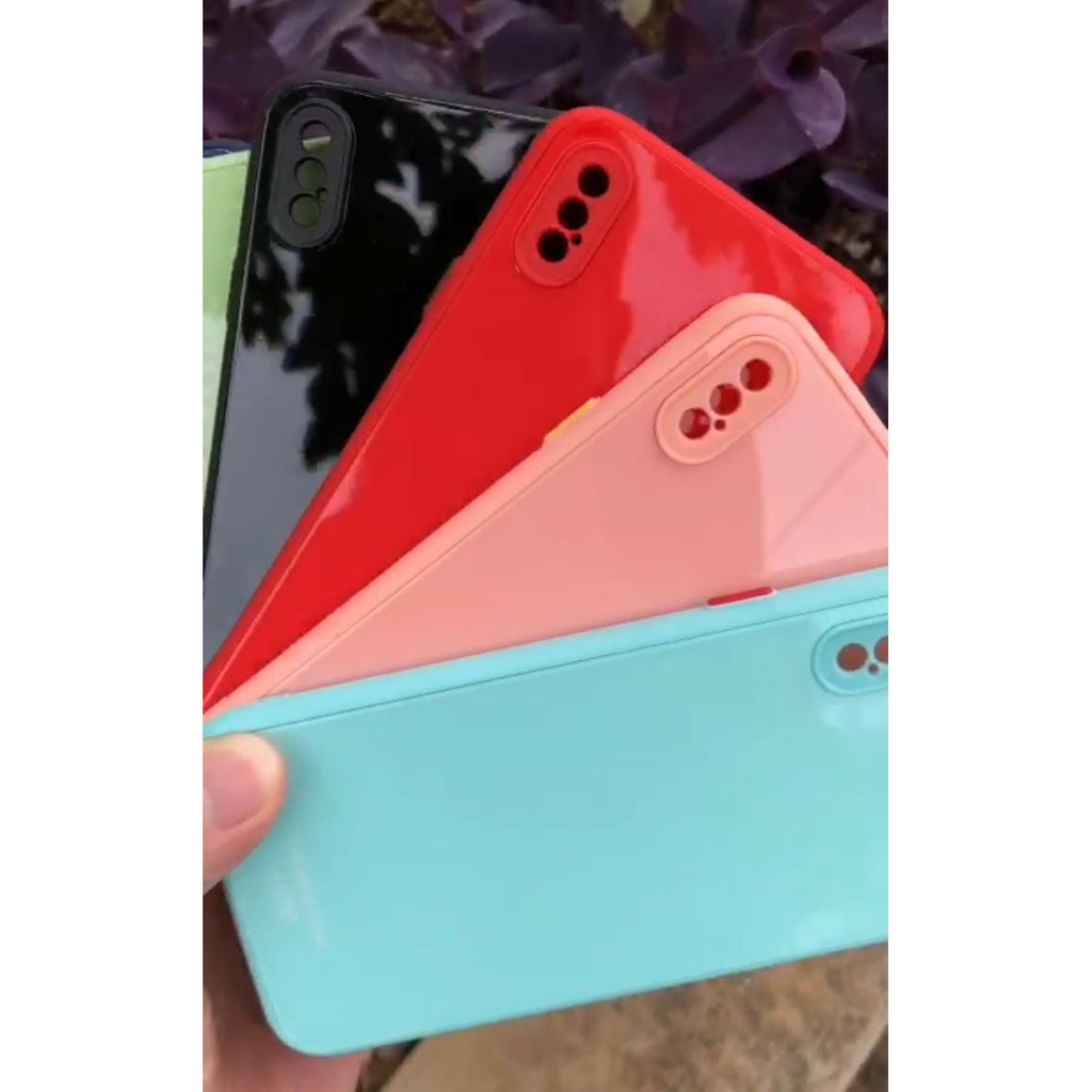 Iphone X/Xs/XR/Xs Max Colourfull Glass Case Merk UME case Premium