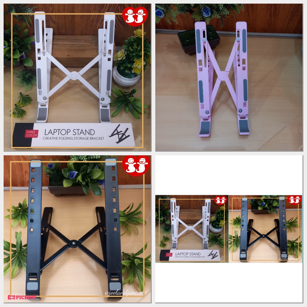 Holder Stand Laptop Multifungsi Stand Laptop Holder Lipat Standing Tablet - random