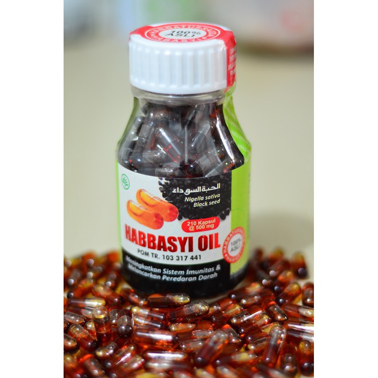 Habbasyi Oil Minyak Habbatussauda 210 Kapsul