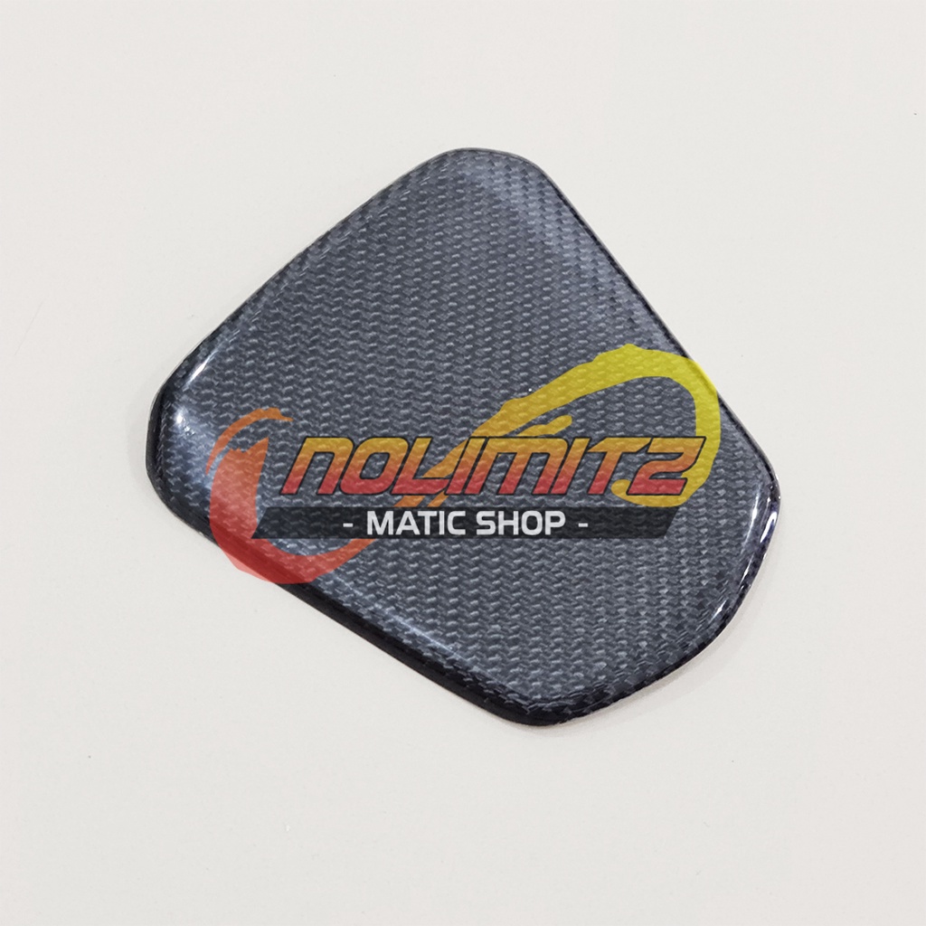 Cover Tutup Tangki Bensin Carbon Kevlar Resin Plastik PCX 150 Lokal