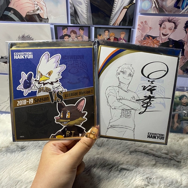 shikishi haikyuu exhibition hoshiumi kourai adlers