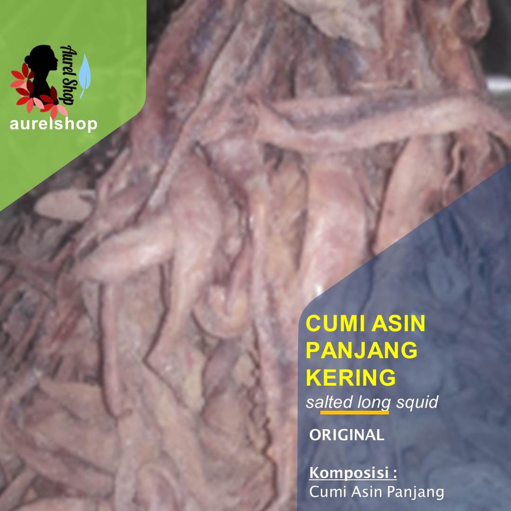 

250 gram Cumi Asin Panjang