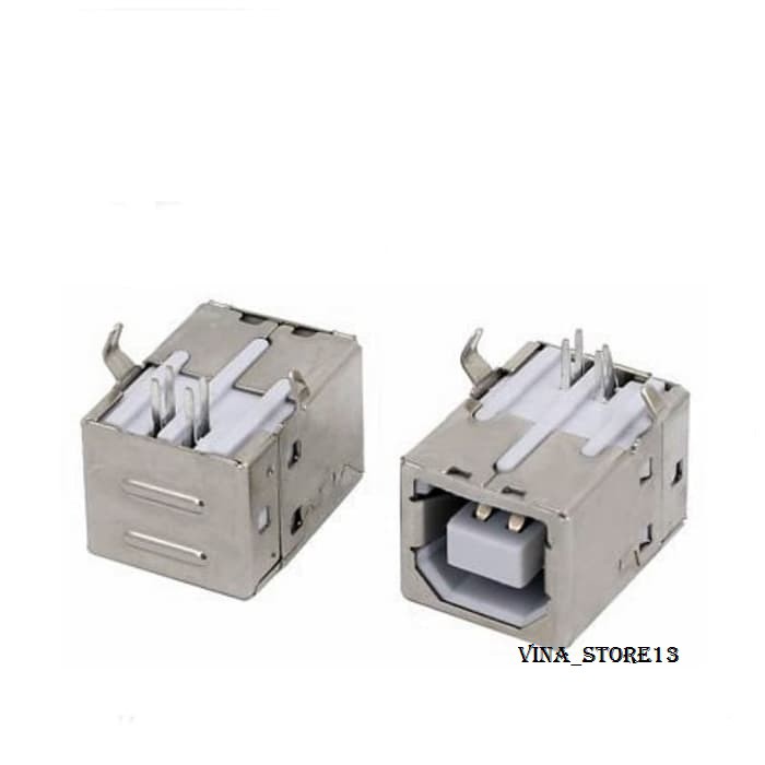 Soket Konektor Type B 90 Degrees Square Socket Connector USB Female
