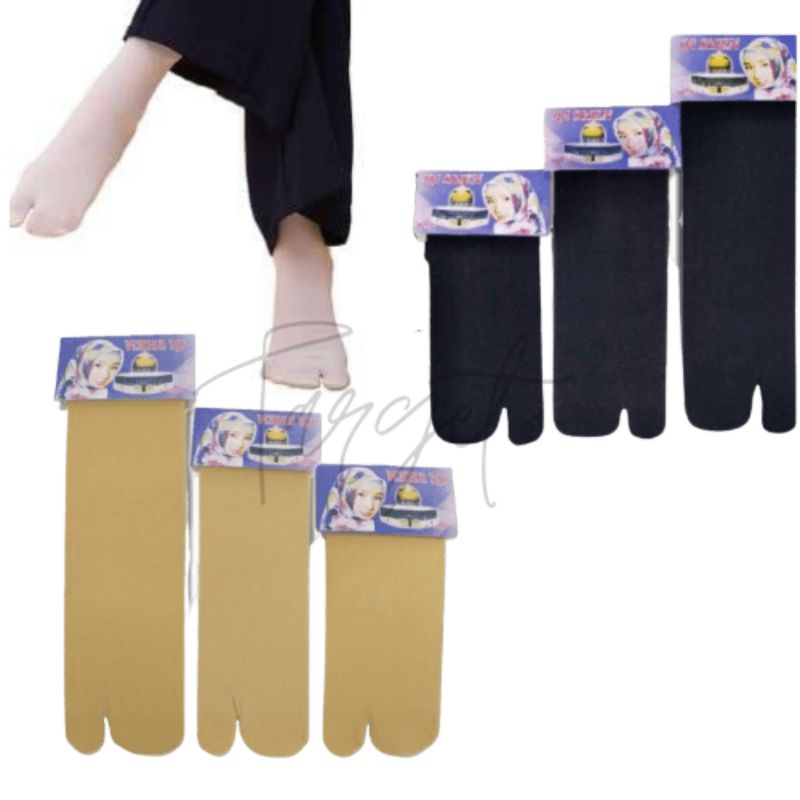 (12pasang) stoking kaos kaki stoking jempol polos