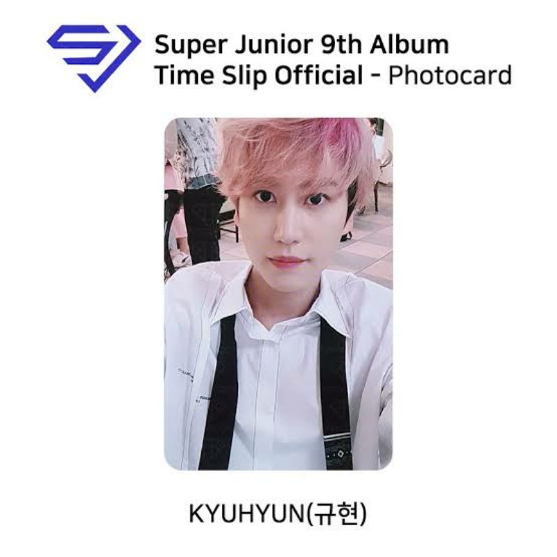 KYUHYUN TIME SLIP PHOTOCARD SUPER JUNIOR PC