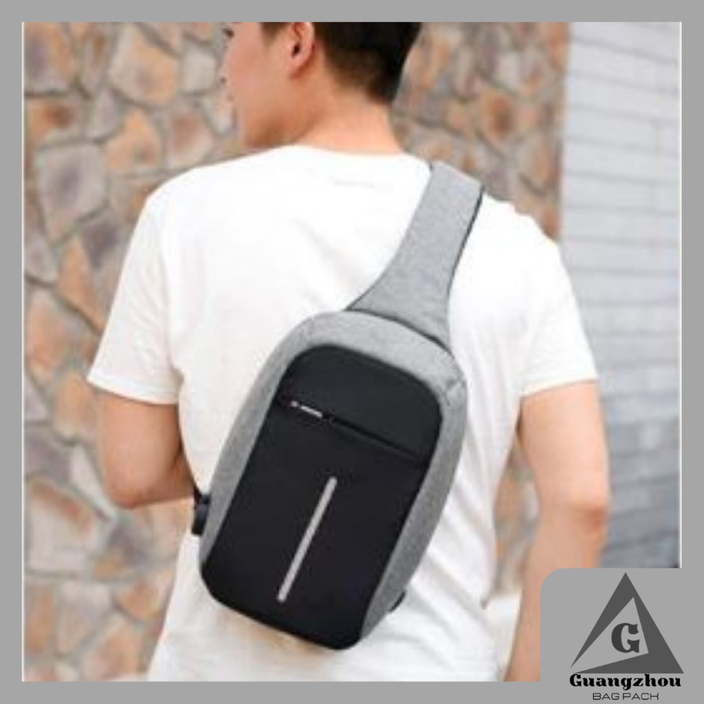 Tas Waistbag Pria - Tas Selempang Kecil Mini Original Branded Import Lokal Pria
