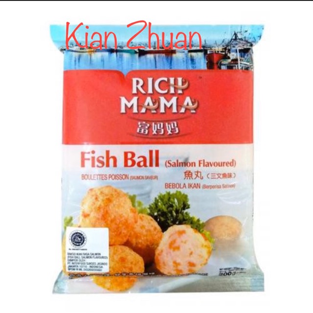 Rich Mama Salmon Fish Ball 200gr