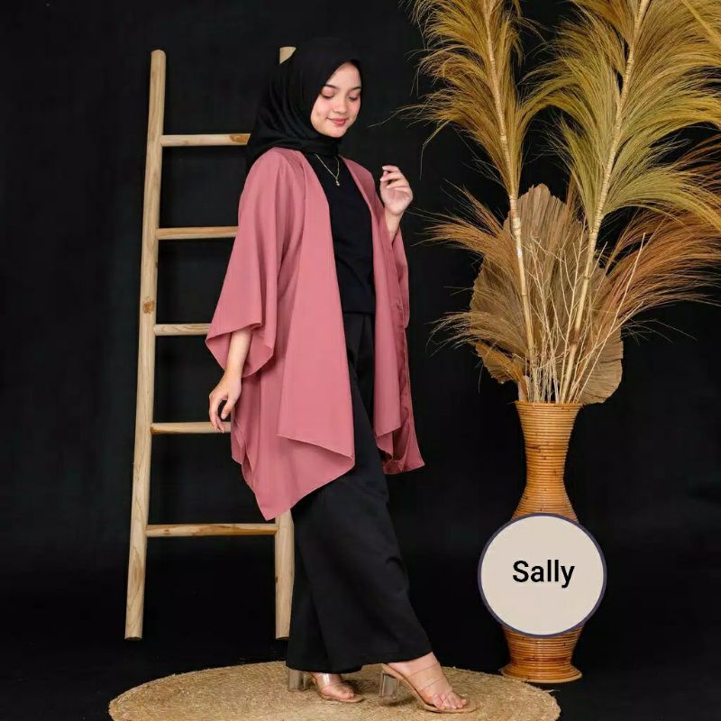 Cardigan Sally Outer Batwing Cardi/Cardigan Wanita/Flash Sale