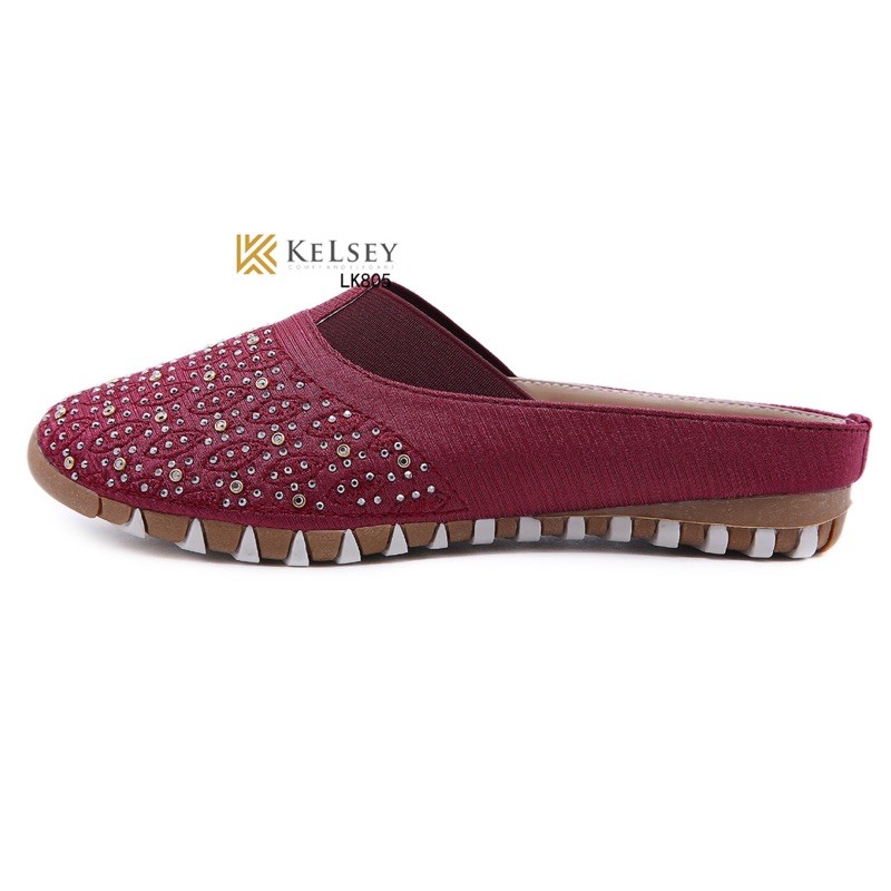 (GRATIS ALAS KAKI) NICOLE  Sandal Selop Wanita Kelsey / Sandal Slip On Wanita LK805