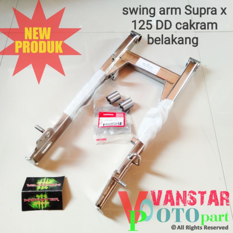 swing arm Supra x 125 new supra x 125 Batman DD cakram belakang