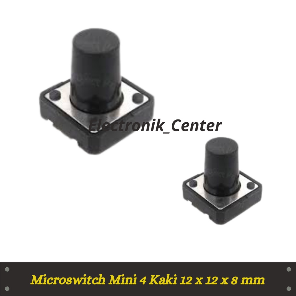 

Microswitch Mini 4 Kaki 12 x 12 x 8 mm