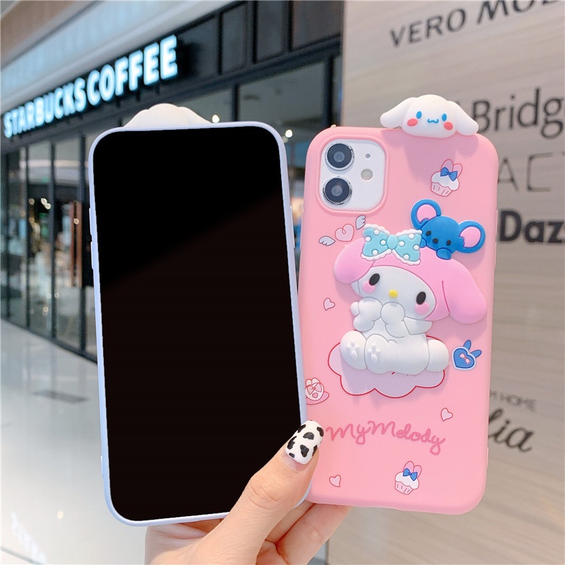 Soft Case Silikon Motif Kartun Anjing 3D Untuk Samsung Galaxy S8 S9 S10 S20 S21 S22 FE Plus Note 8 9 10 20 Ultra