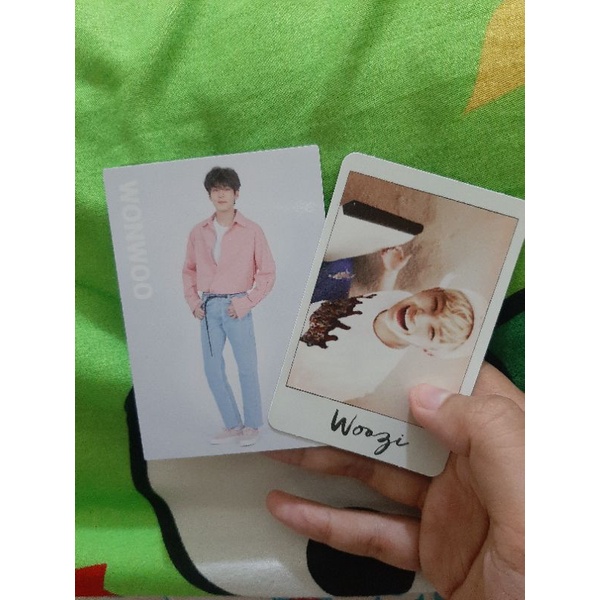 Pc photocard all alone al1 woozi seventeen