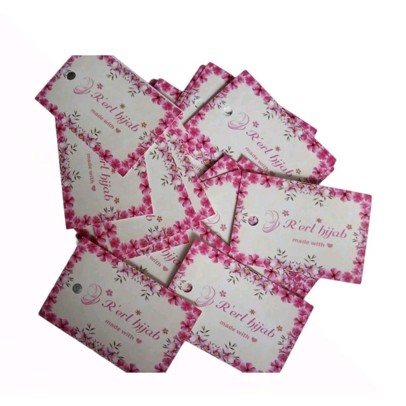 

Hang Tag Label + Lock Pin Murah