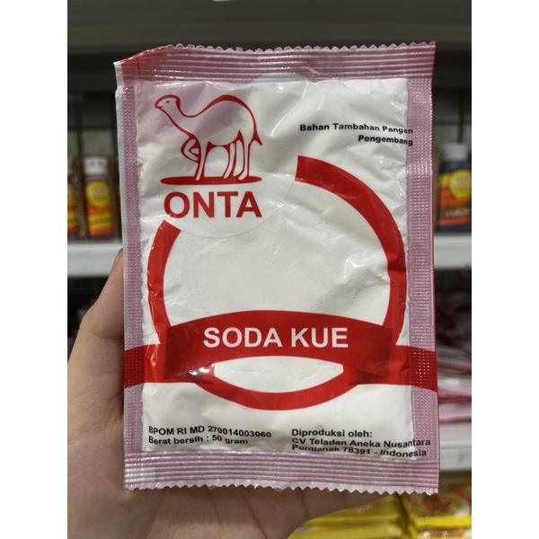 Soda Kue Cap onta 50gr / pengembang