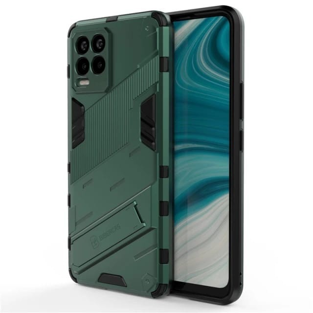 SAMSUNG GALAXY M33 5G / M52 5G / M22 / M32 / A22 4G / 5G SOFT CASE KICKSTAND CYBERPUNK SERIES