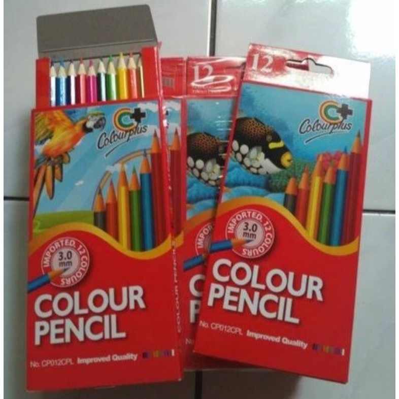 

Pensil Warna Colourplus 3.0 mm 12 warna - ACC 0073