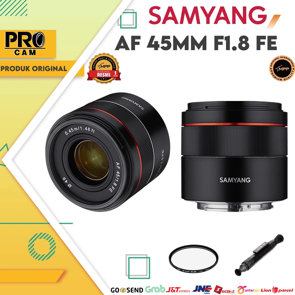 Samyang AF 45mm F1.8 FE For Sony / Lensa Samyang AF 45mm F1.8 FE