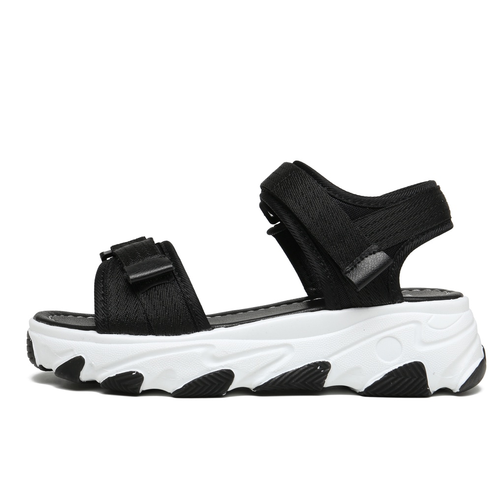 PVN Micha Sandal Wanita Black Cream Lilac 241-6