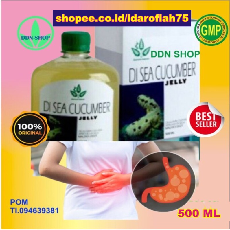Jelly Gamat Sea Cucumber 500 ml Obat Maag Asam Lambung Terbukti Diamond Interest