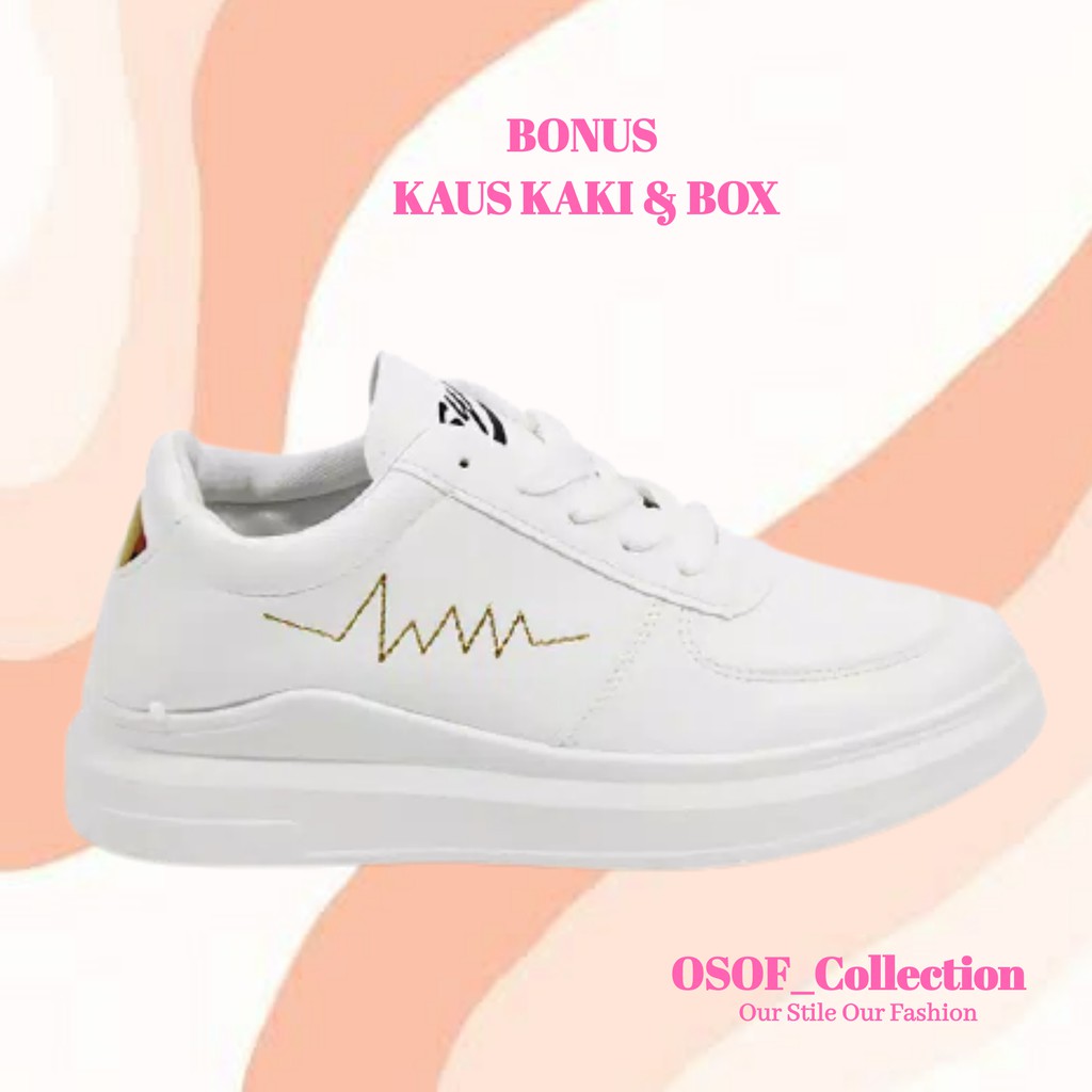 Sneakers wanita import murah, sepatu wanita import murah, sepatu putih polos, sepatumurah