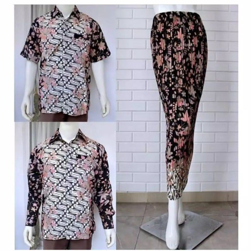 Batik Couple / Couple Batik / Couple / Batik / Kebaya Couple / Couple Kemeja Batik dan Rok