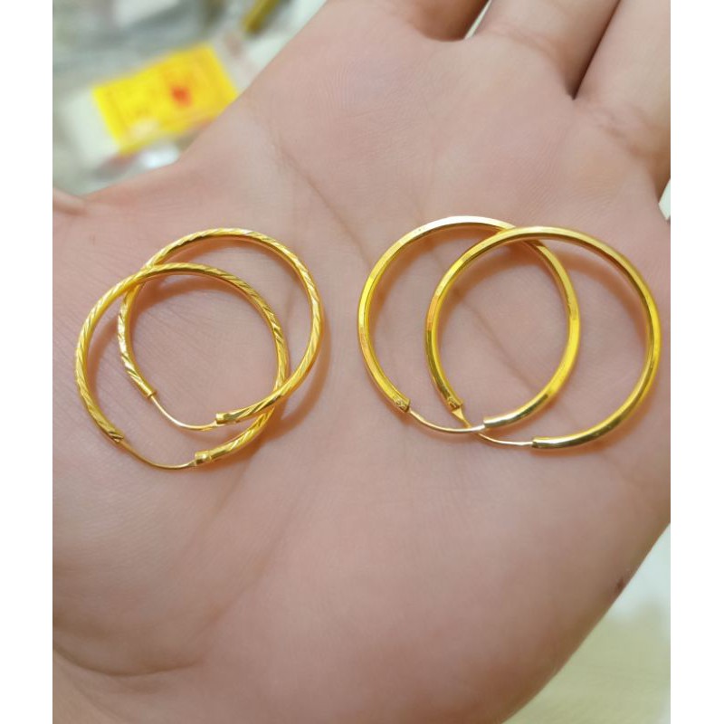 ANTING RING DEWASA PERAK 925 LAPIS MAS 24K