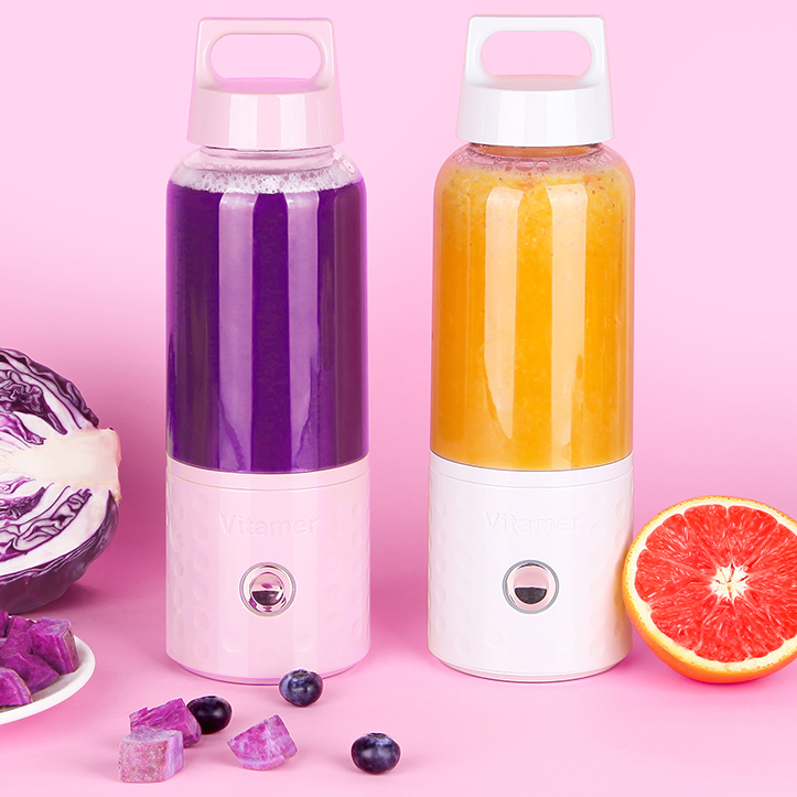 JUICER VITAMER 500ml / 350ml / ABENI 400ml BLENDER PORTABLE PREMIUM 500ML Blender Juice mini USB 4 mata FREE DUS+BUBLE PACKING