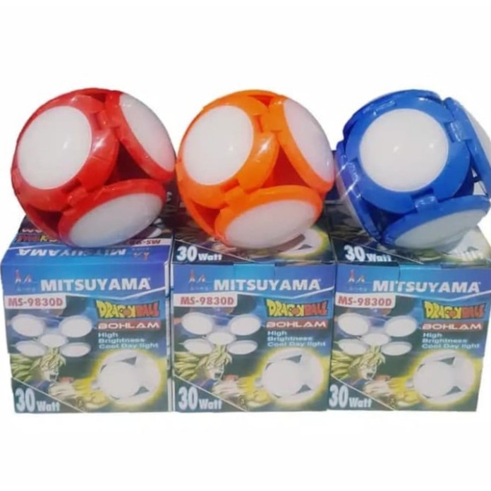 Lampu Bohlam Dragon Ball Mitsuyama MS - 9830D - Led Gantung Tidak Mengandung Merkuri