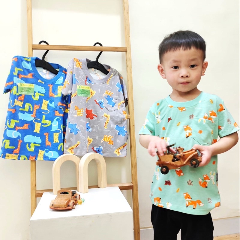 Aruchi Baby Pocket Tee Motif - Kaos ANak - Baju anak murah