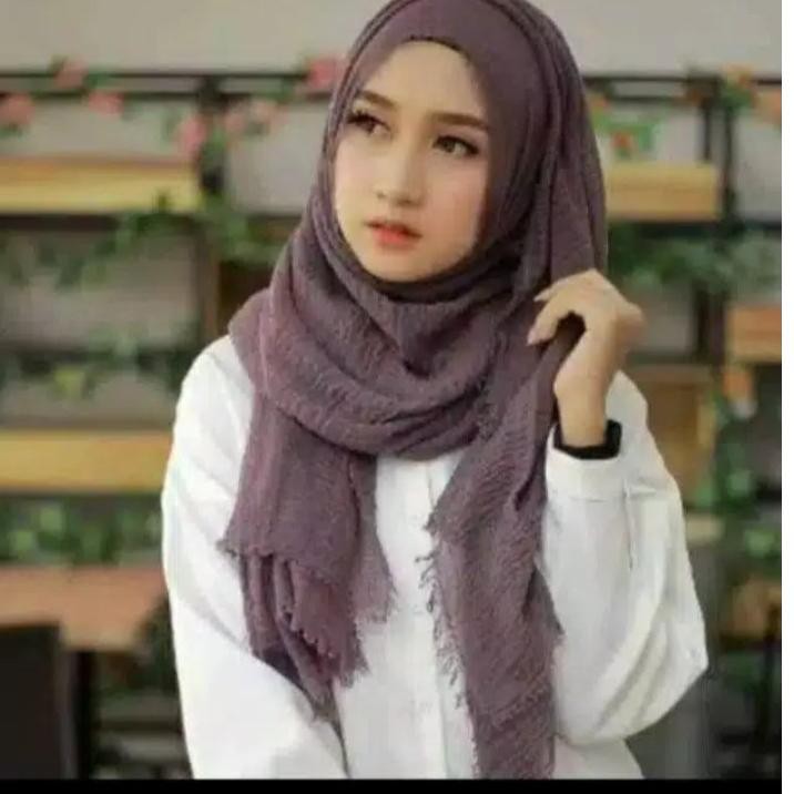 terbaru COD PASHMINA  CRINKLE  PASHMINA  SHAWL  1511 