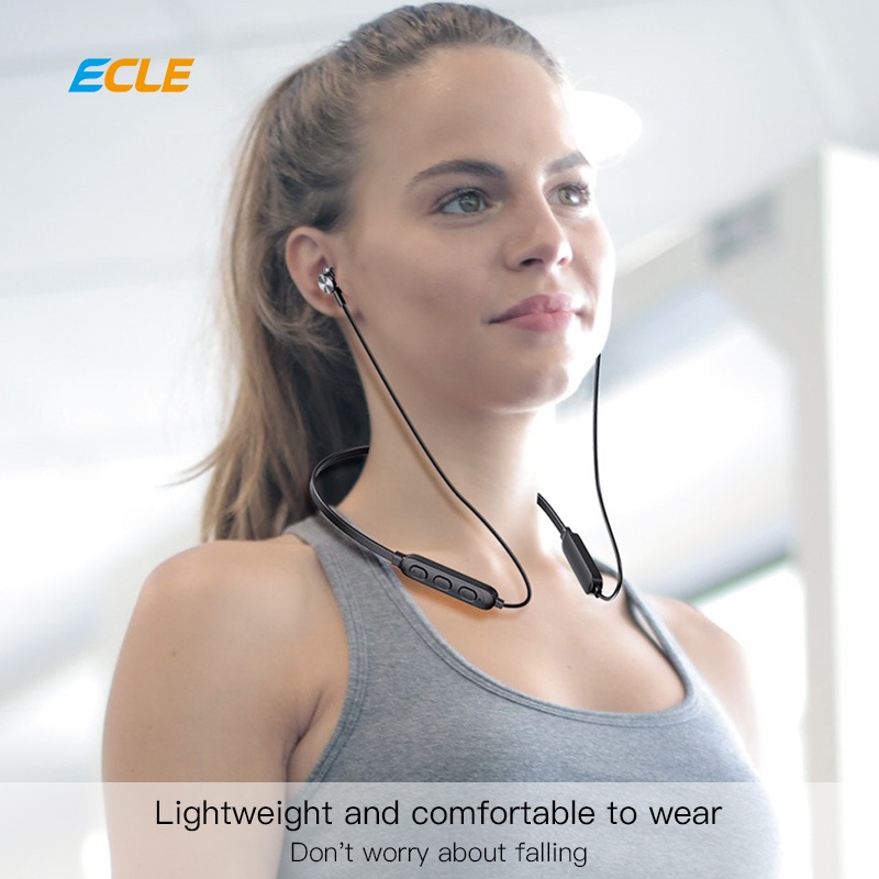 (NEW) Wireless Sports Earphones Sweatproof/Headset Bluetooth 5.1 Neckband Stereo with Magnetic Buds