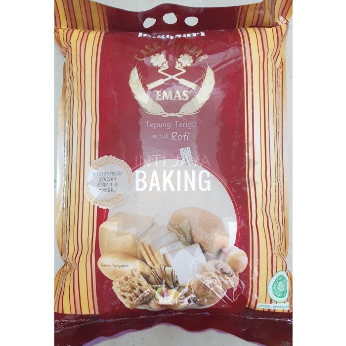 

PROMO [COD] cakra kembar emas tepung terigu untuk roti 5 kg