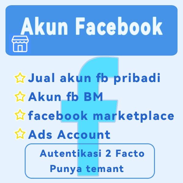 Akun facebook account Akun fb murah/Akun fb fresh / Login dijamin Teman ada/Akun Facebook  Marketplace/  Personal