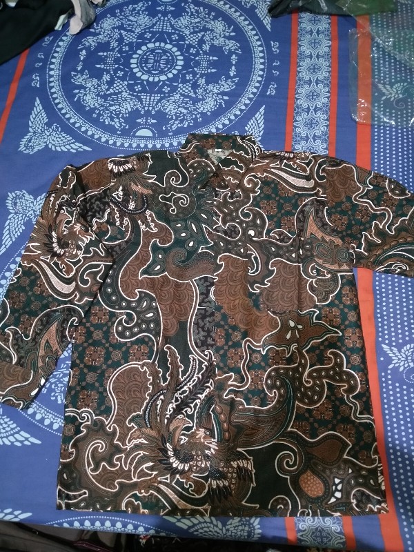(premium Series &limited Stok) Batik Couple Azura Wou Batik Gamis Tille Brokat Kebaya Modern-bs106