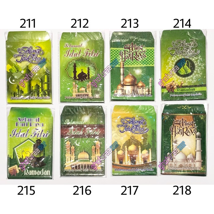 

Amplop Lebaran 1 pak Karakter / Angpao selamat hari raya idul fitri by anak balon