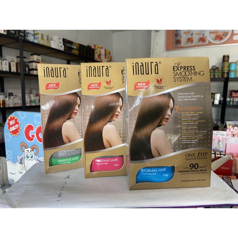 &lt;pa.px&gt;❌ADA HARGA GROSIR❌ inaura express smoothing system 130 ml -- inaura one step smoothing