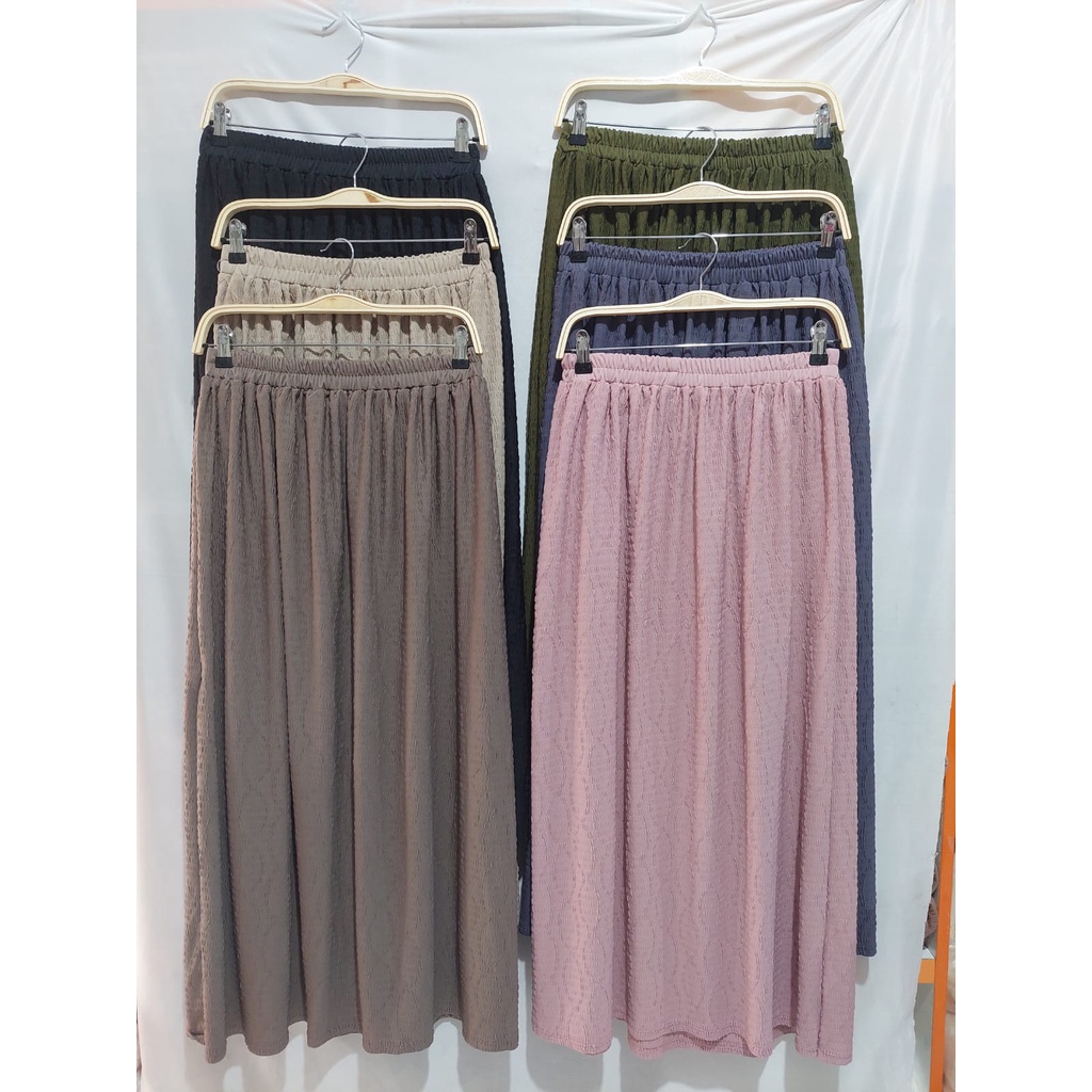 [ NEW D-127 ] Rok Plisket Semok/ Rok Muslim Terbaru/ Heyget Premium